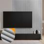 Imagem de Painel Ripado de Madeira Prime PVC Cambará Cinza Perfeito 2,9mX16cm