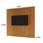 Imagem de Painel Ripado para Tv 2,50m x 1,39m Naturalle - Mavaular