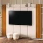 Imagem de Painel Ripado Para TV 75 Polegadas 2.40m Veyron 2.4 EDN Off White/Cedro