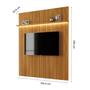 Imagem de Painel Ripado para Tv até 75 Polegadas 184,5cm com Led Evolution
