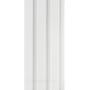 Imagem de Painel Ripado Wpc Interno Wide Cor: Branco Absoluto Kit 5 Und 2,90m x 19cm (0,55m²)