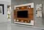 Imagem de Painel Riviera 2,17 Para TV Ate 75' Carvalho/Off White Luapa Moveis