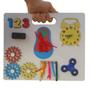 Imagem de Painel sensorial Brinquedos Sensoriais Autismo leve para crianças 7 anos pedagógicos 
