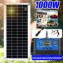 Imagem de Painel Solar 1000W 12V com Controlador 10A-100A - Carregador para Celular, RV, Carro e MP3