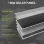 Imagem de Painel Solar Monocristalino WERCHTAY 100W 12V/24V - Sistema Off-Grid