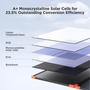Imagem de Painel solar portátil ZOUPW 100W com controlador PWM 20A IP68