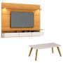 Imagem de Painel Suspenso Decore 1.8 com mesa de Centro Classic Nature Off White - Imcal