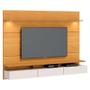Imagem de Painel Suspenso Decore 1.8 com mesa de centro Classic Redonda Nature Off White - Imcal