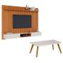 Imagem de Painel Suspenso Loft 2.2 com mesa de Centro Classic Nature Off White - Imcal