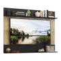 Imagem de Painel TV 65" com Prateleiras Amsterdã Classic Multimóveis Rustic/Preto