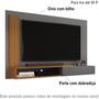 Imagem de Painel TV até 50 Polegadas Matt com porta Onix / Nature - MJM Casa dos Moveis