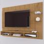 Imagem de Painel TV até 55" com Prateleiras Vidro Multimóveis CR45209