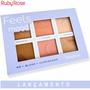 Imagem de Paleta Contorno Pó Blush Iluminador Mood Ruby Rose Maquiagem