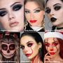 Imagem de Paleta de Sombras Afflano Black Red Goth - Maquiagem para Halloween