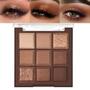 Imagem de Paleta de sombras de olhos FLYEEO Neutral Brown Rose Gold 9 cores