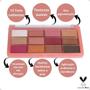 Imagem de Paleta De Sombras Ruby Rose Peach Punch 12 Cores Hb-1093