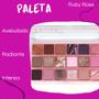 Imagem de Paleta De Sombras Ruby Rose Secret Glow Tons Rosa