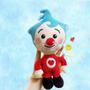 Imagem de Palhaço Pelúcia Plim Plim Herói do Coração 25cm de Altura Desenho Animado Brinquedo Boneco para Crianças