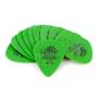 Imagem de Palheta Dunlop Tortex 0.88 Mm Verde Pacote Com 12 Unidades