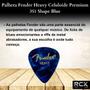 Imagem de Palheta Fender Heavy Celuloide Premium 351 Shape Blue Quantidade:24 Pçs