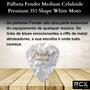 Imagem de Palheta Fender Medium Celuloide Premium 351 Shape White Moto Quantidade:6 Pçs