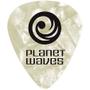 Imagem de Palheta Para Guitarra De Celuloide 1cwp2-10 - Branco Pérola - Leve - (pct Com 10 Unidades)