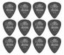 Imagem de Palheta Tortex 0.88 Mm Preta Dunlop Pacote com 12