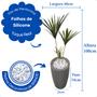 Imagem de Palmeira Yucca 3 Ramos Planta Artificial Grande Vaso Decoração