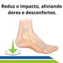 Imagem de Palmilha Ortopédica Anti-Impacto Lisa - 100% Silicone - Action Sport - PAR Cód. 308 - Ortho Pauher