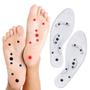 Imagem de Palmilha Silicone Magnética Gel Ajustável Massagem Acupuntura Reflexologia Circulação Palmilhas Paumilha Paulmilhas Tenis
