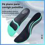 Imagem de Palmilhas Confortáveis com Suporte de Arco Plano - Material TPU para Tênis