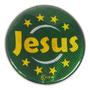 Imagem de Pandeiro 10 abs verde aro plat inox pele holog jesus verde 06 afin sples
