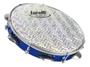 Imagem de Pandeiro 10'' Azul Injetado Em Abs Torelli Tp308 Com Capa