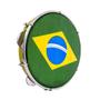 Imagem de Pandeiro 10" Bandeira do Brasil Amarelo Luen F002