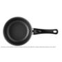 Imagem de Panela 18 Cm Aluminio Antiaderente Com Tampa de Vidro Linha Gourmet Preto Multiflon