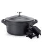 Imagem de Panela Caçarola Cerâmica 20cm Le Cook 2,6 Lt Indução Black