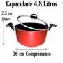 Imagem de Panela Caçarola Plus Grande N24Cm Antiaderente + 1 Colher