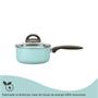 Imagem de Panela com Tampa 18 cm Antiaderente Mineral Resist Verde Ceramic Life Suprema Brinox - 7245/361