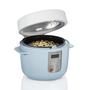 Imagem de Panela de arroz e vaporizador de alimentos Hamilton Beach 37561 3L Blue