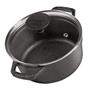Imagem de Panela De Ferro Fundido Caçarola NEO 20 cm 2,3 L Com Tampa De Vidro Santana