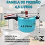 Imagem de Panela de Pressão Alumínio Alegrete 4,5 Litros Azul Tiffany   Mini Processador Manual 170ml