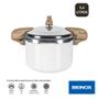 Imagem de Panela de Pressão Brinox 5,4 Litros com revestimento cerâmico e fundo de indução Ceramic Life Pressure  Vanila