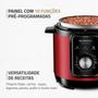Imagem de Panela de Pressão Elétrica Mondial Pratic Cook 3L Red Premium I PE-47-3L-RI