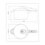 Imagem de Panela De Pressão Tramontina Solar Aço Inox 6 L Fundo Triplo Com 5 Dispositivos De Segurança 22 Cm