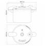 Imagem de Panela de Pressão Tramontina Valência em Alumínio Polido 24 cm 8 L 20563024