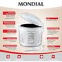 Imagem de Panela Eletrica ARROZ Mondial 10 Xicaras 700W - PE-10 Branco 110 VOLTS