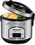 Imagem de Panela Eletrica de Arroz Mondial Pratic 6I PE-43-6X Preto/Inox - 220V/60HZ