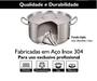 Imagem de PANELA INOX PROFISSIONAL 20x10 CM 3,1 L COM FUNDO TRIPLO ORCIL