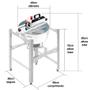 Imagem de Panela Misturadora 21L Bivolt Com Fogareiro Pa21Cm Saro