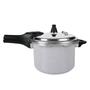 Imagem de Panela Pressão Antiaderente Ceramica Brinox 5,4 Litros Cooktop Fogão Indução Fechamento Externo Gris